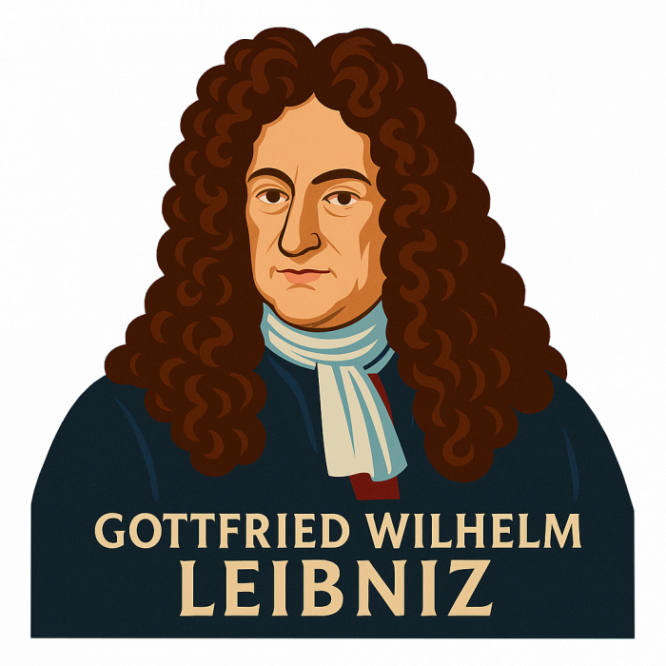 Gottfried Willhelm Leibniz Portr&auml;t